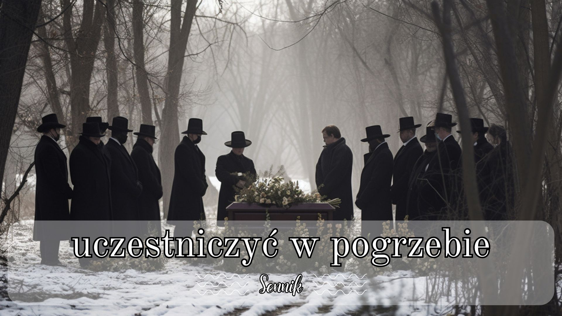 Sennik uczestniczyć w pogrzebie