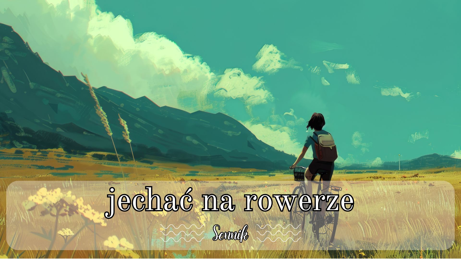 Sennik jazda na rowerze