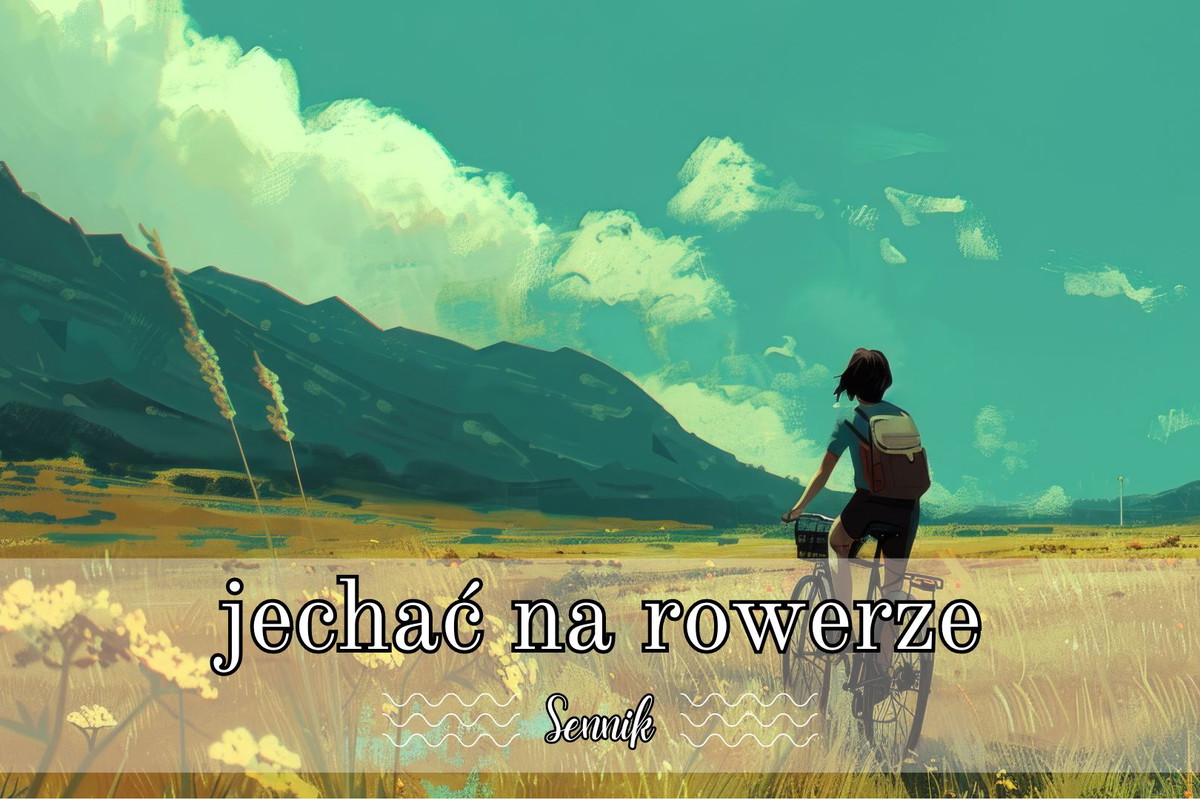 Sennik jazda na rowerze