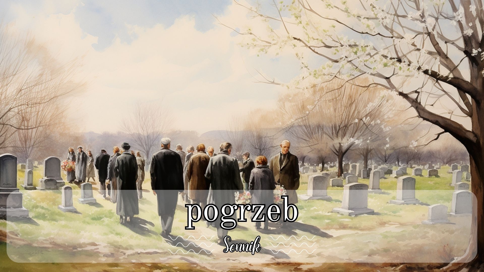 Sennik pogrzeb