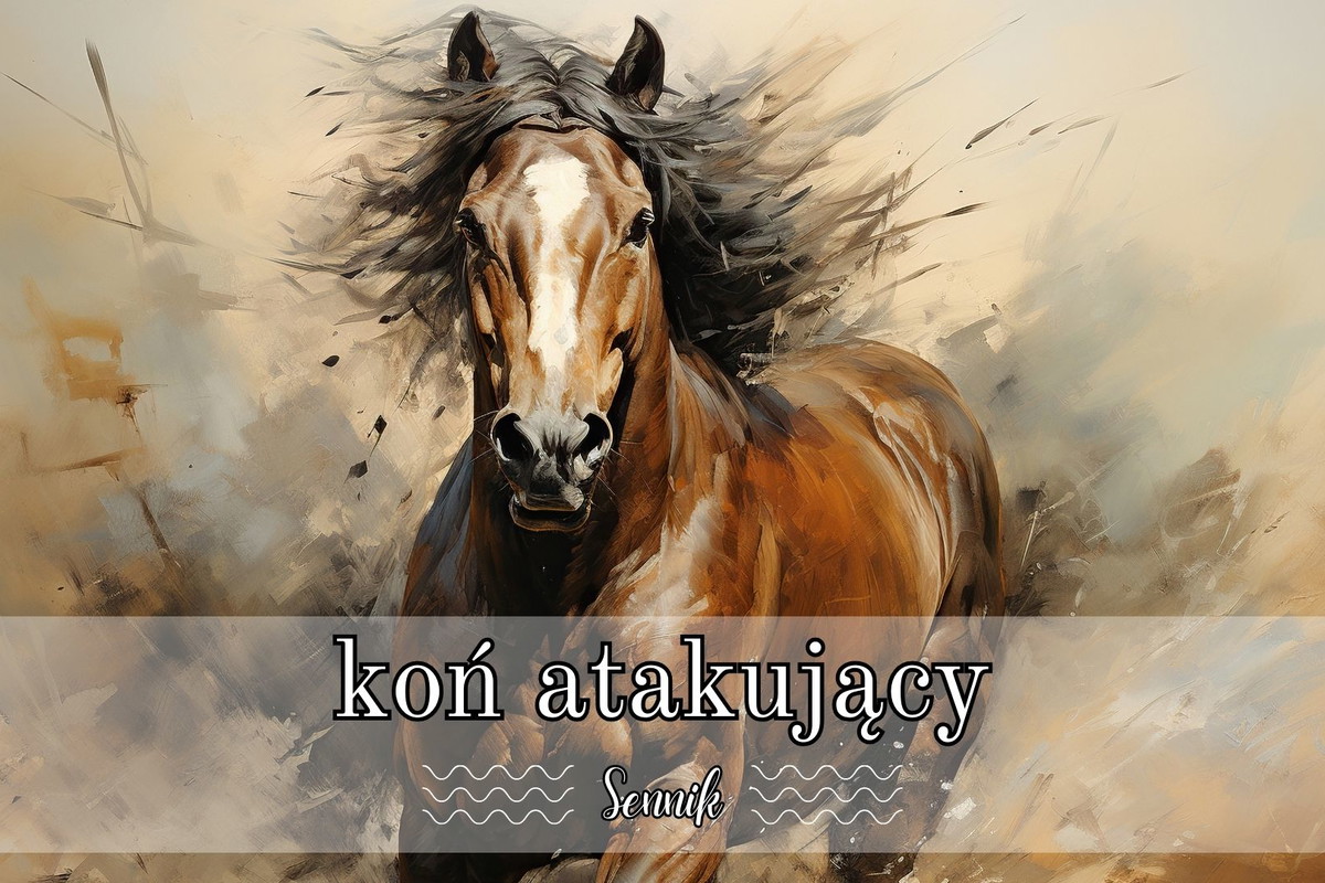 Sennik koń atakujący