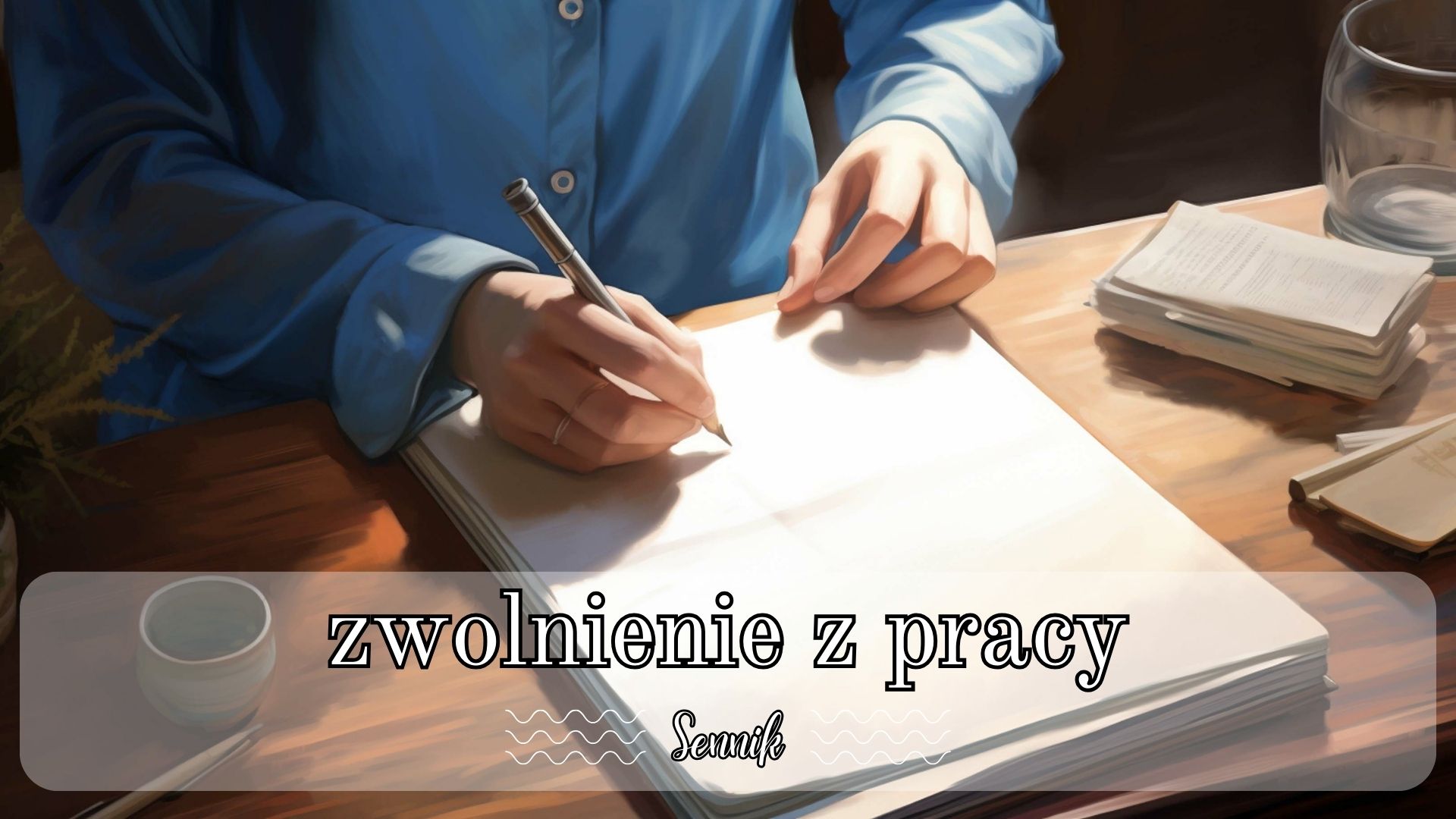 sennik zwolnienie z pracy