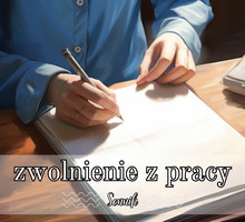 sennik zwolnienie z pracy