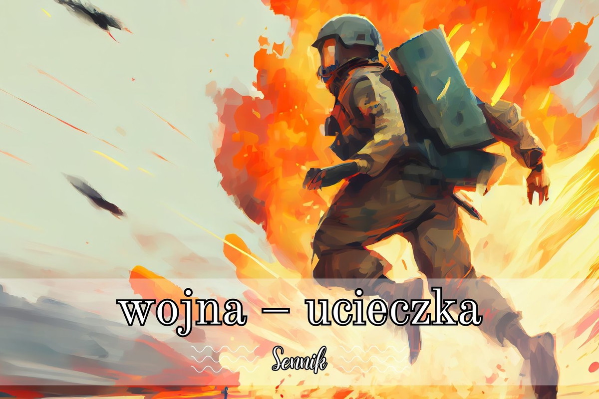 sennik wojna ucieczka