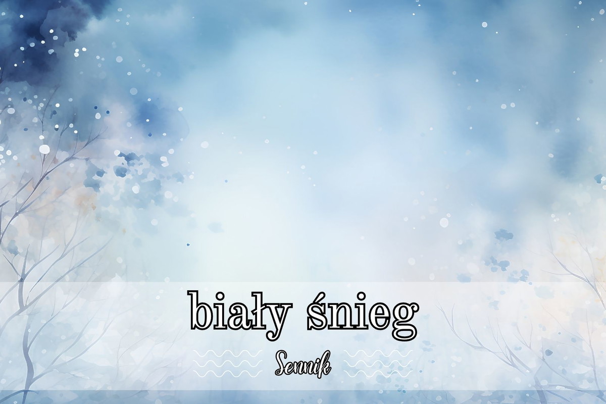 Sennik śnieg biały