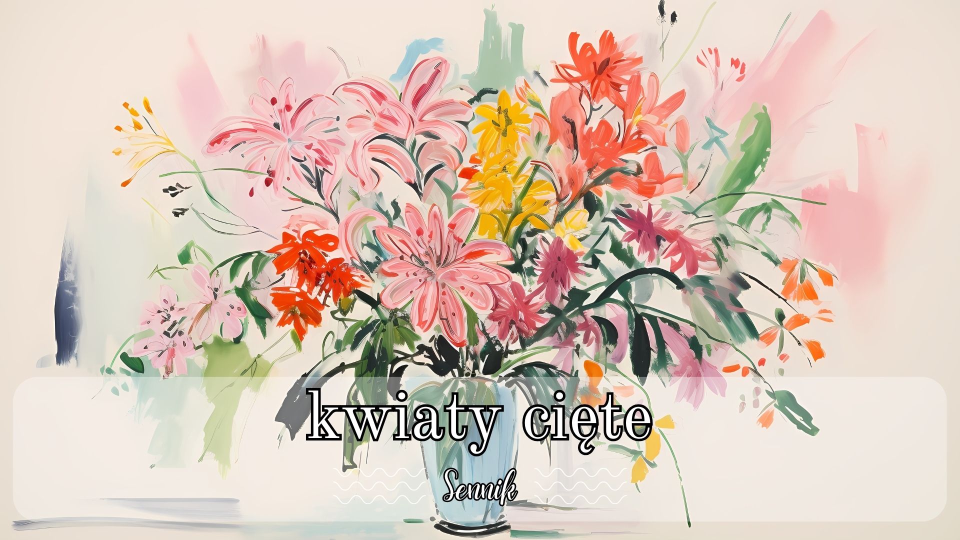 Sennik kwiaty cięte