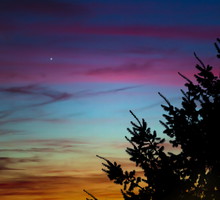 Koniunkcja Księżyca z Marsem 10 stycznia 2024