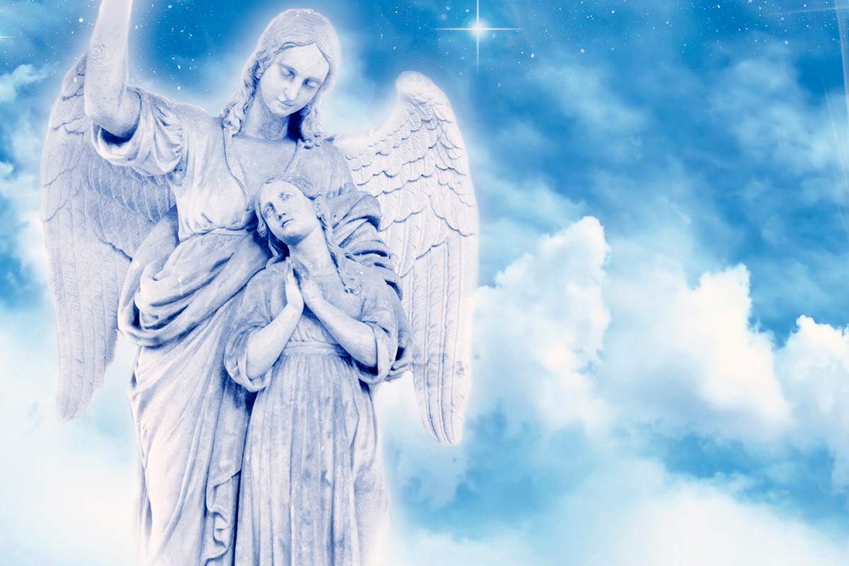 Rytuał objęcia anioła