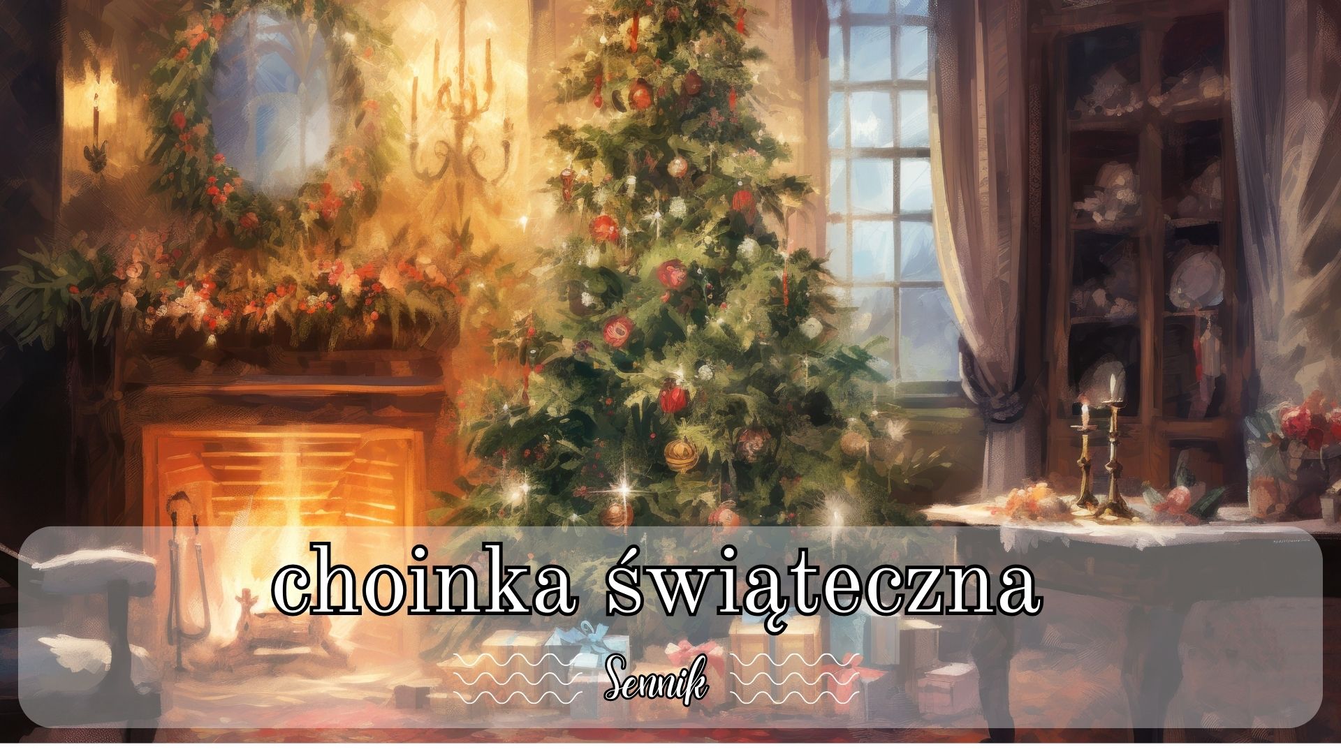Sennik choinka świąteczna