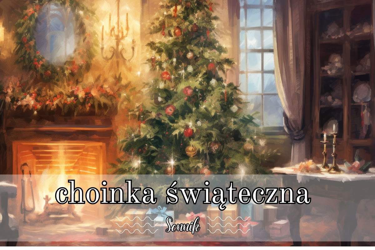 Sennik choinka świąteczna