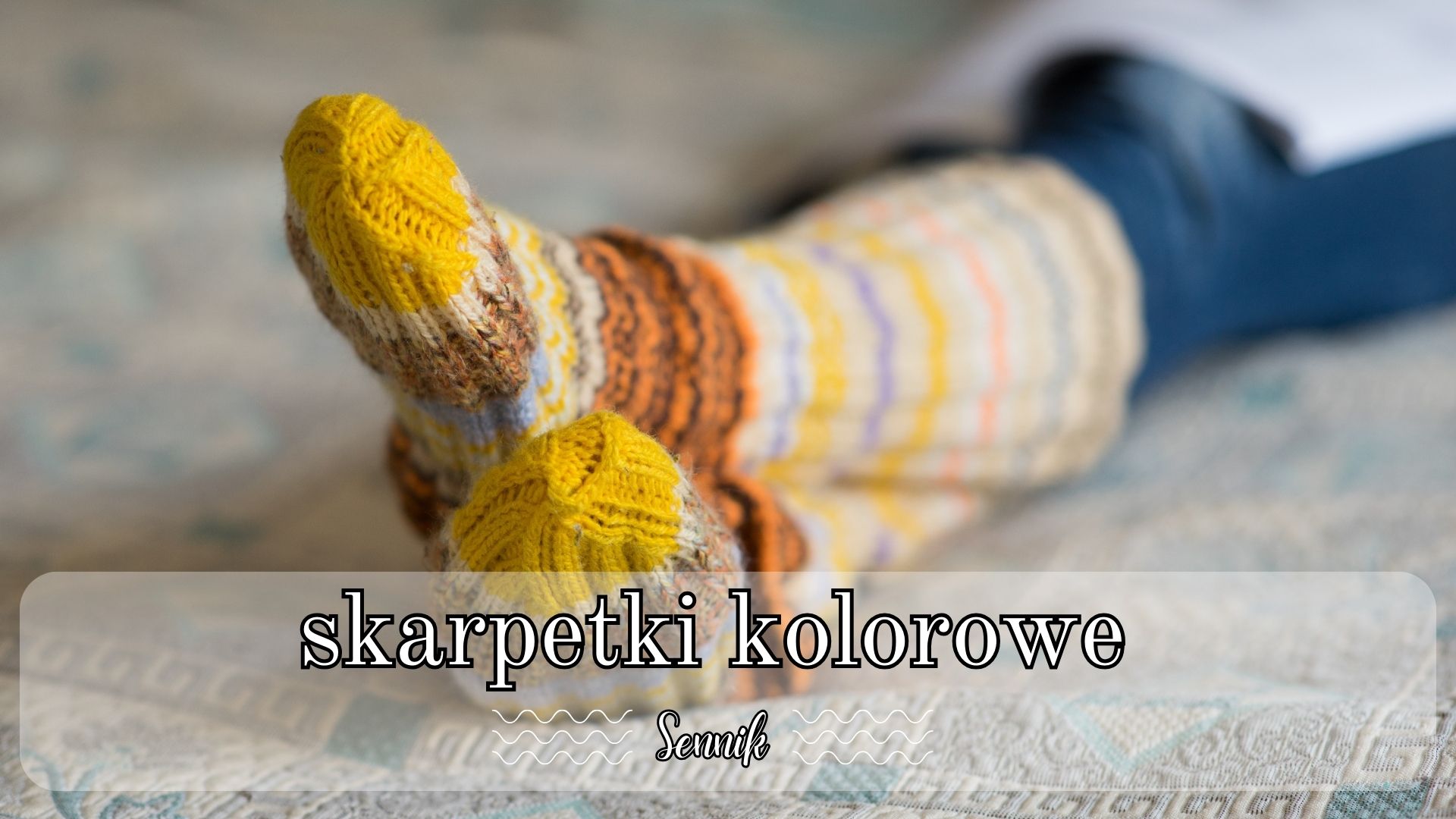 Sennik skarpetki kolorowe