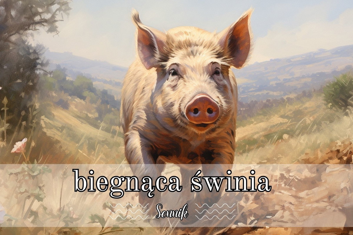 Sennik biegnąca świnia