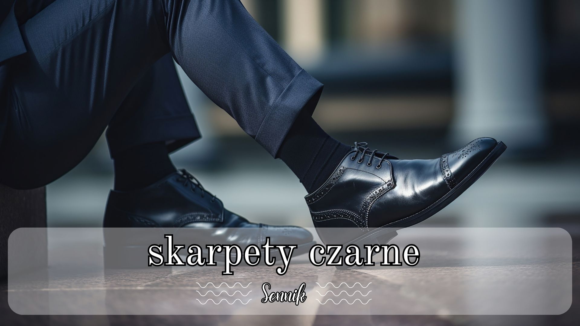 Sennik skarpety czarne