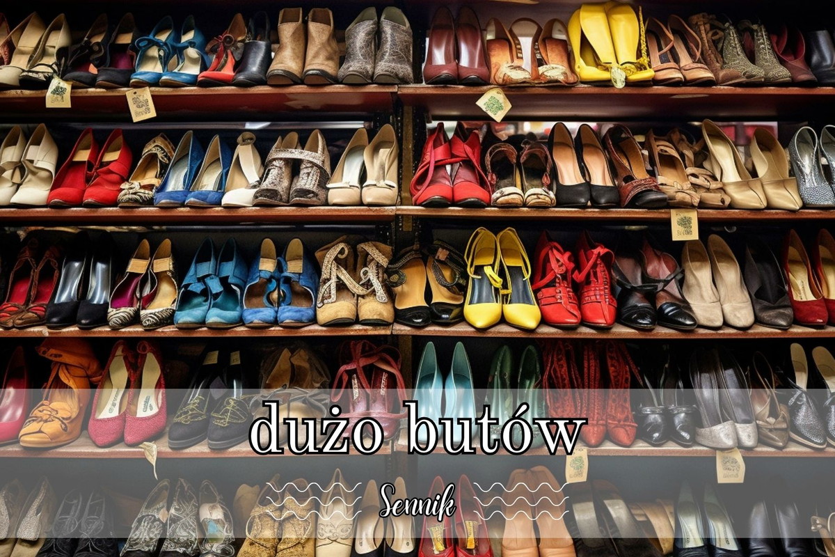 Sennik dużo butów