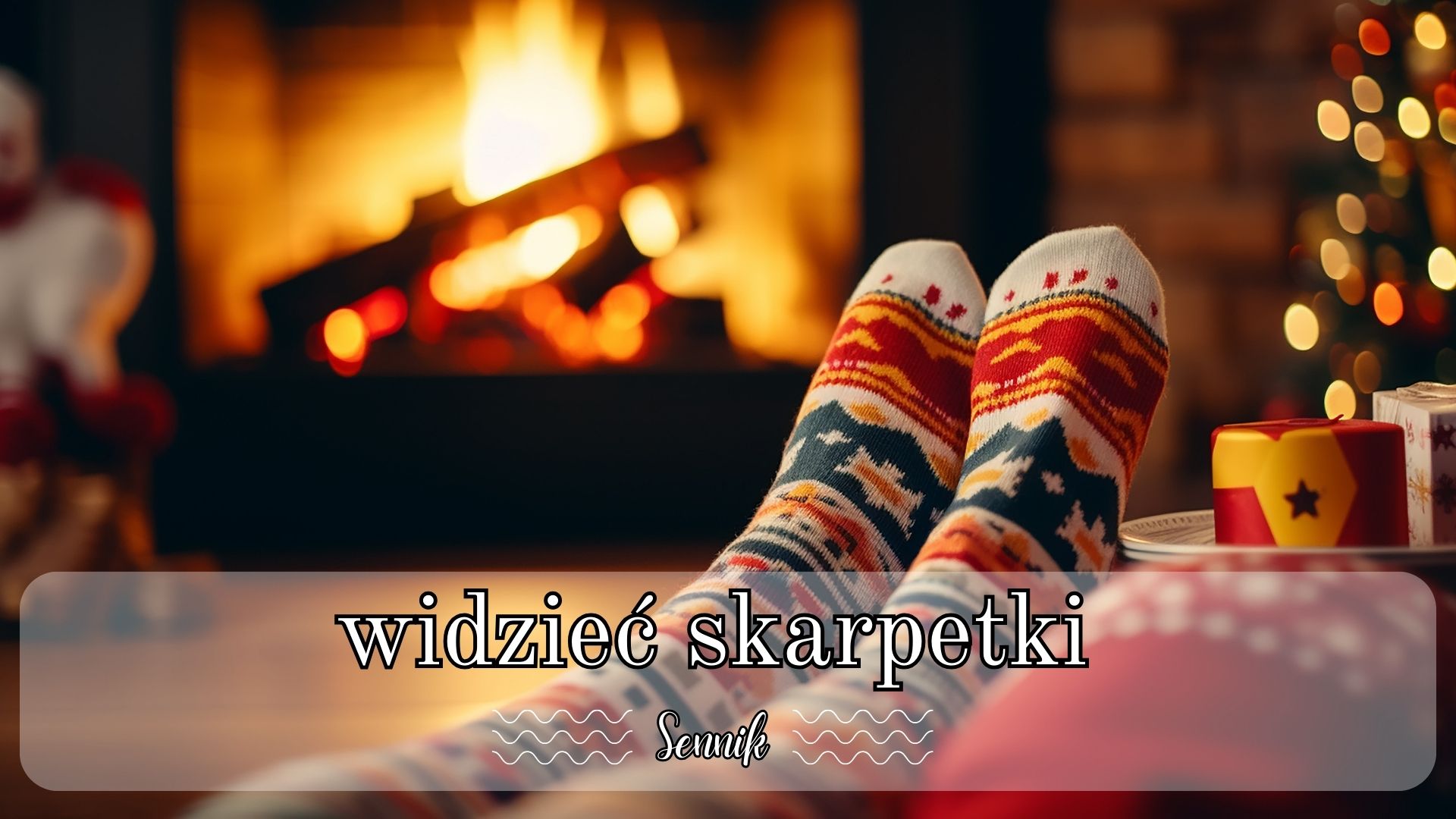Sennik skarpetki widzieć