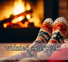 Sennik skarpetki widzieć