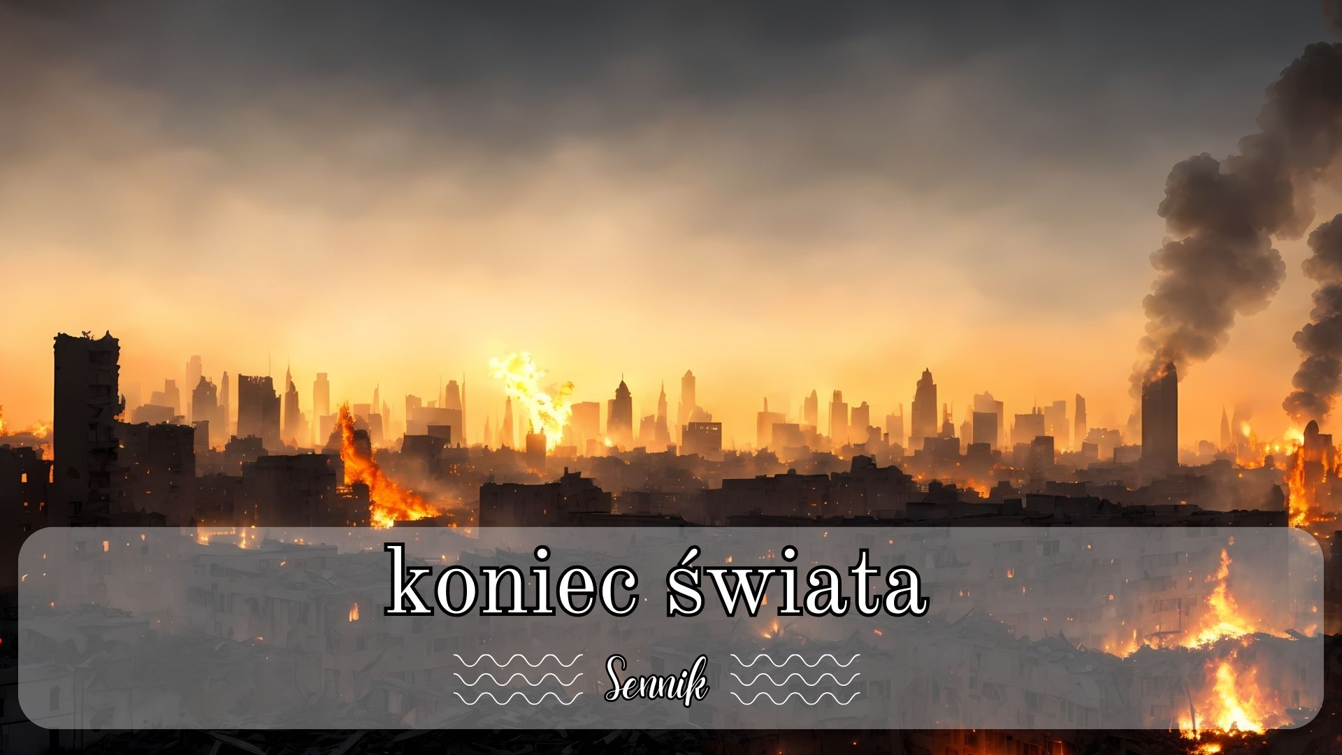 Sennik koniec świata