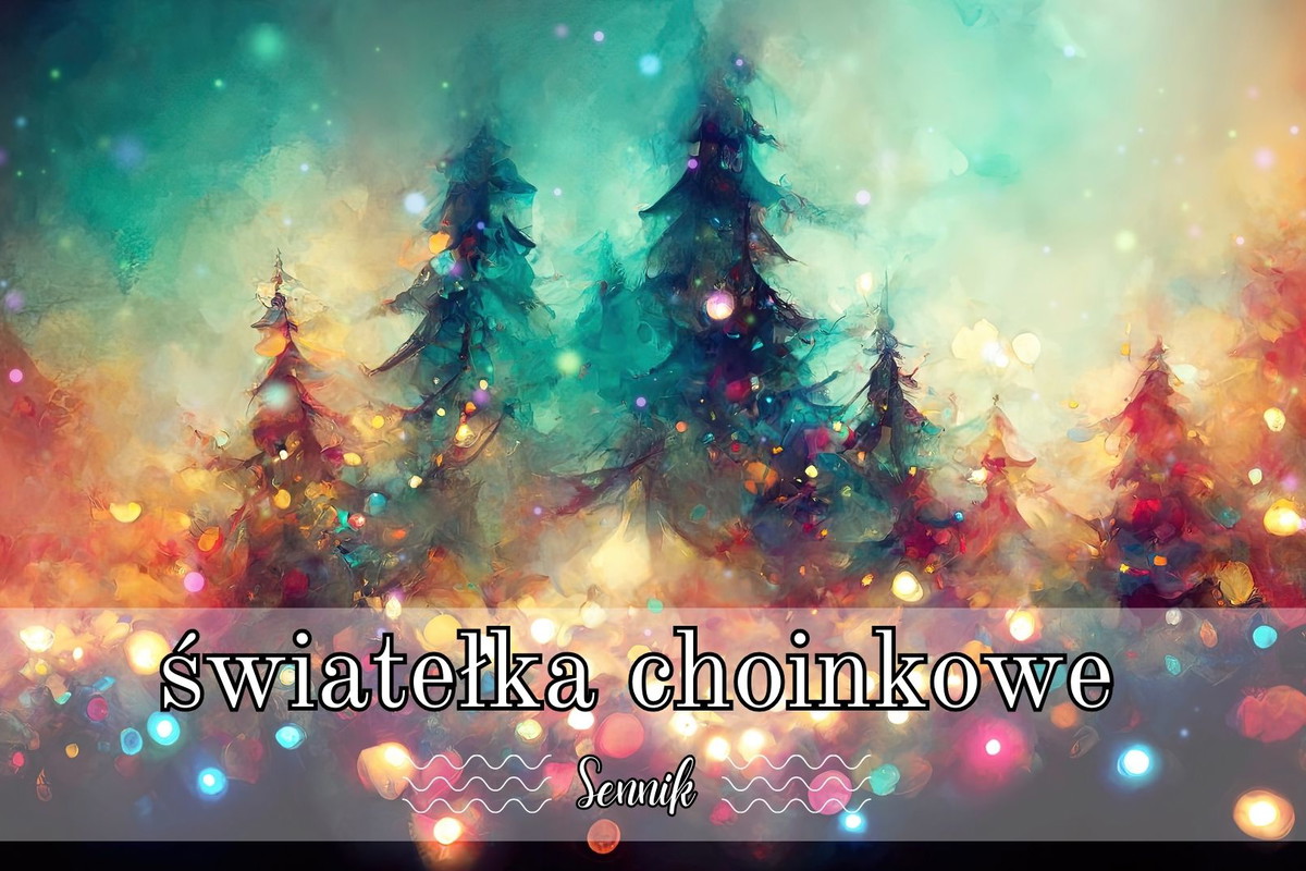 Sennik światełka choinkowe