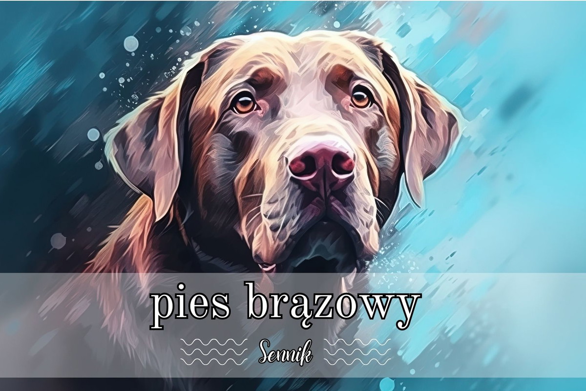 Sennik pies brązowy