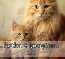 Sennik kotka z kociętami