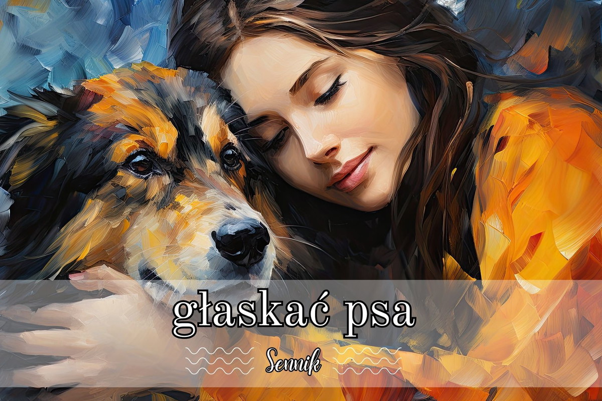 Sennik głaskać psa