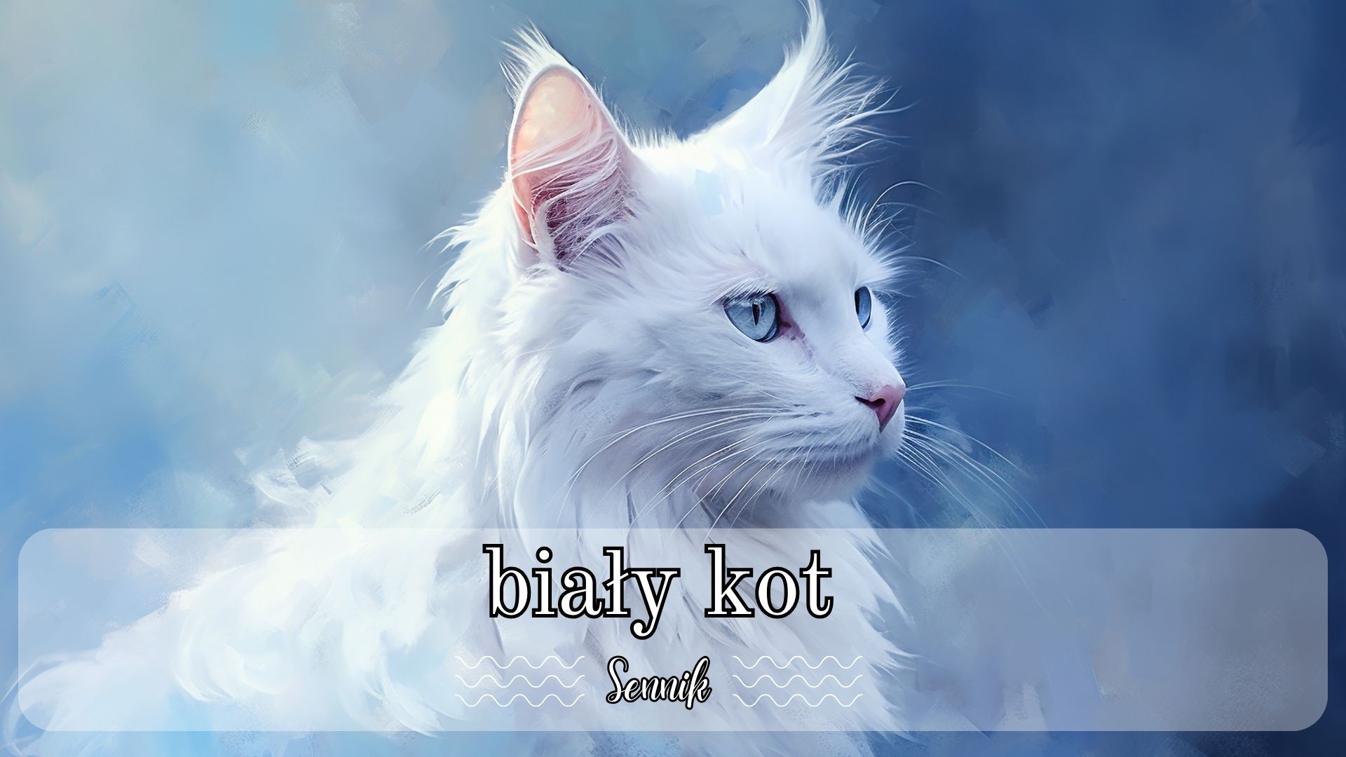 Sennik biały kot