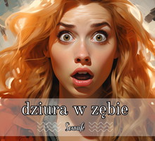 Sennik dziura w zębie