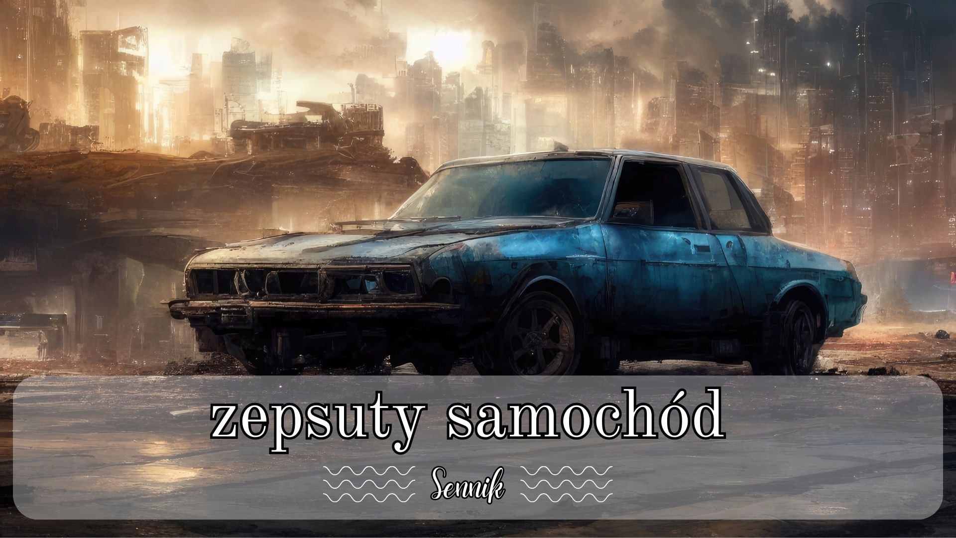 Sennik zepsuty samochód