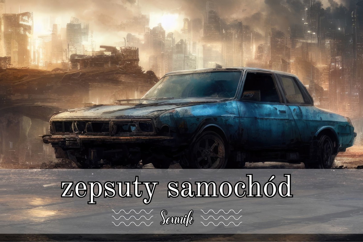 Sennik zepsuty samochód