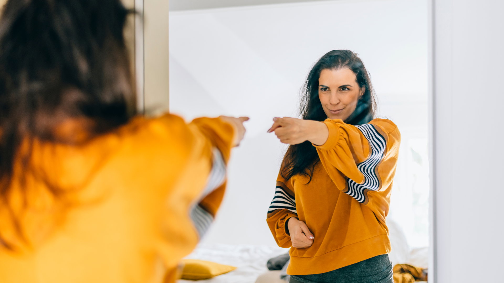 Rytuał lustra na trudne wybory