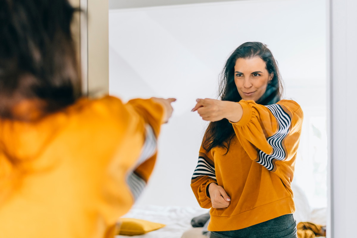 Rytuał lustra na trudne wybory