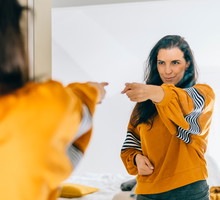 Rytuał lustra na trudne wybory