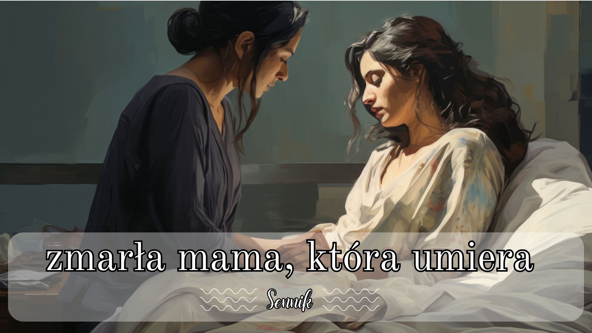 Sen o zmarłej mamie która umiera