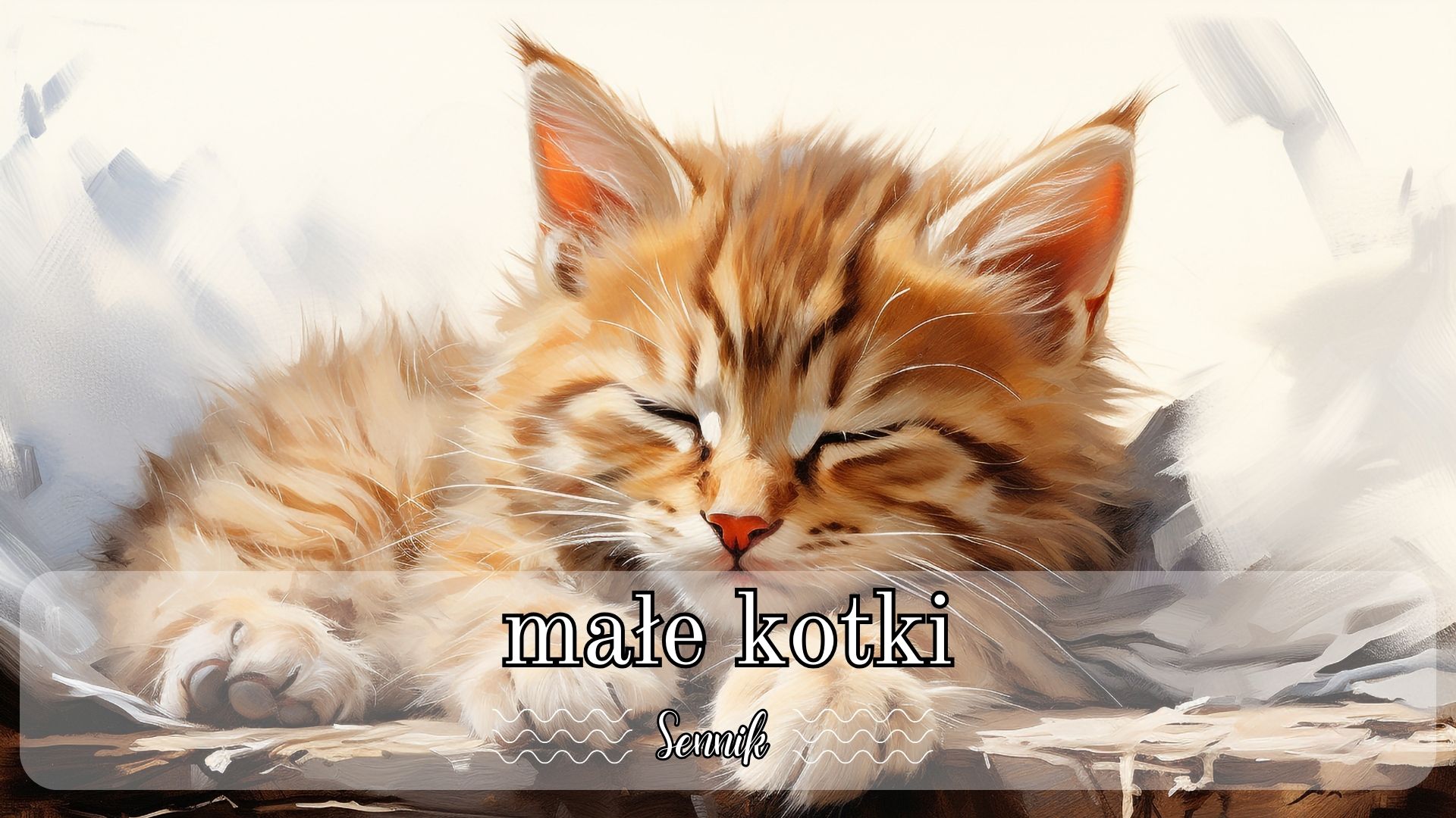 Sennik małe kotki