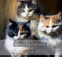 sennik koty dużo kotów