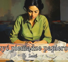 Sennik liczyć pieniądze papierowe