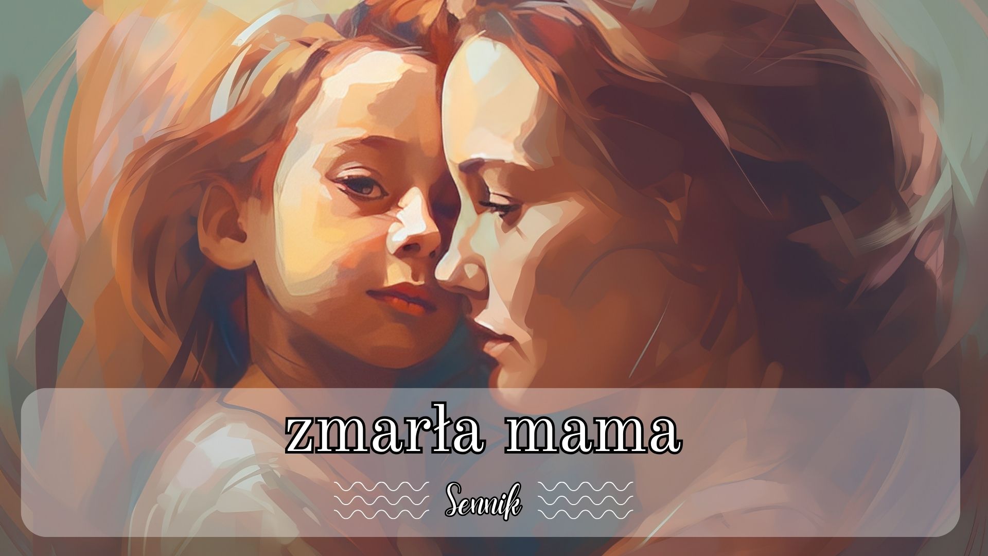 Sen o zmarłej mamie