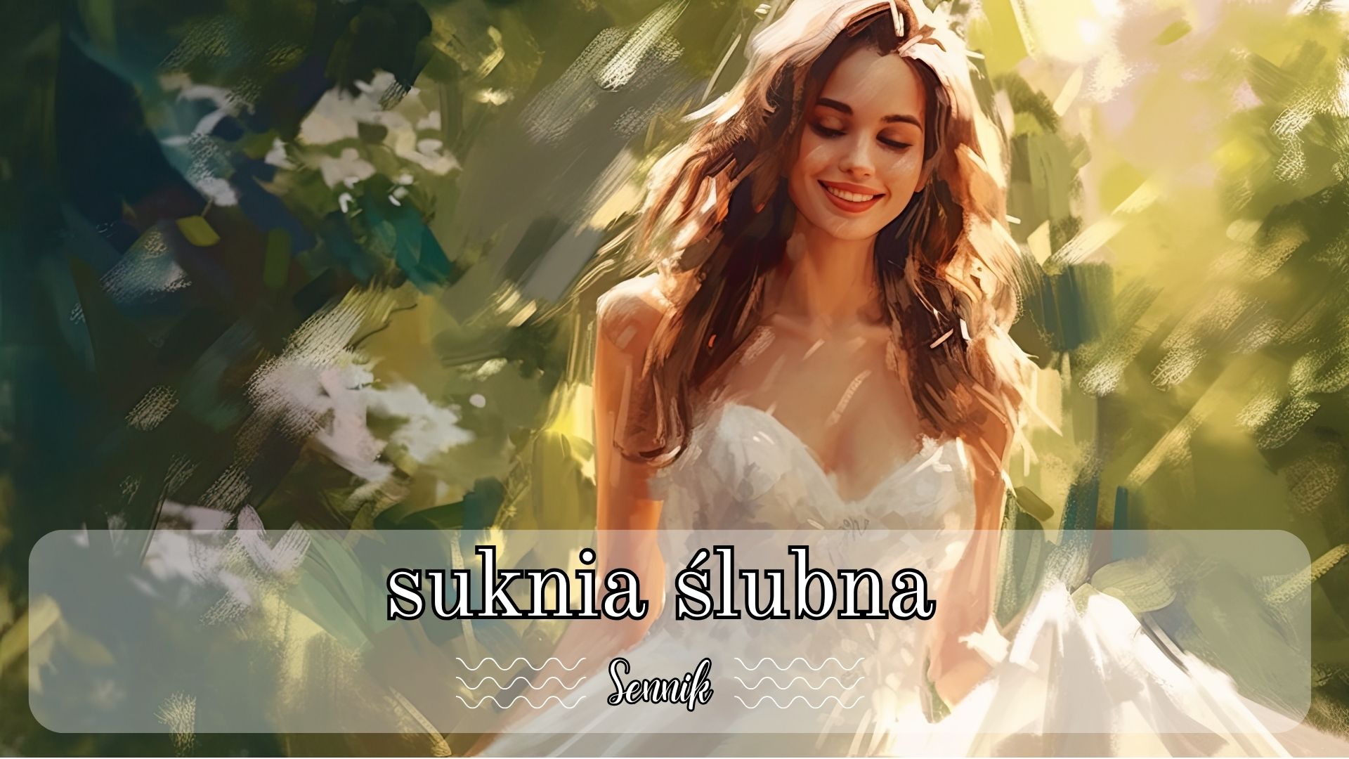 Sennik suknia ślubna