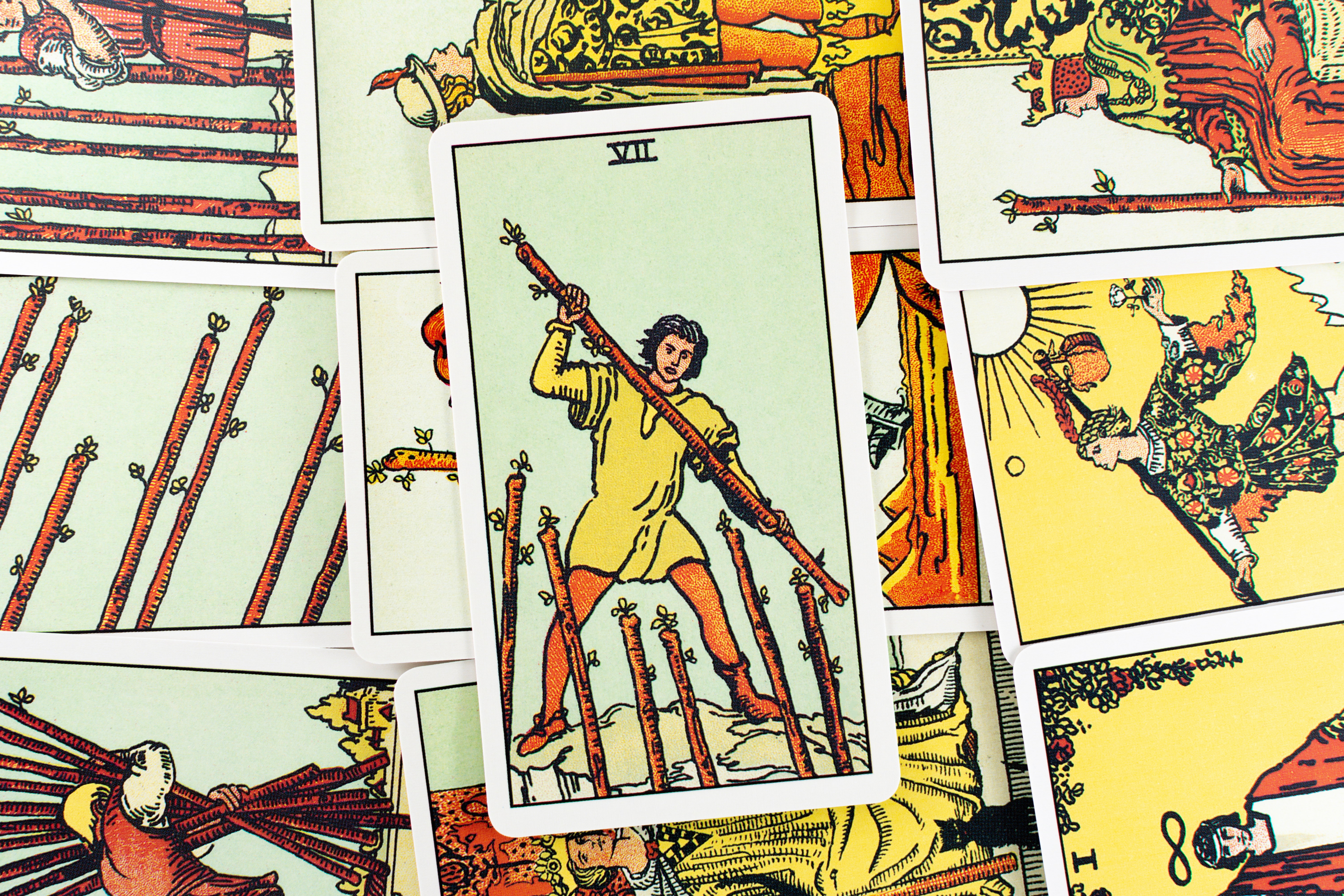 Karta w tarocie - 7 Buław