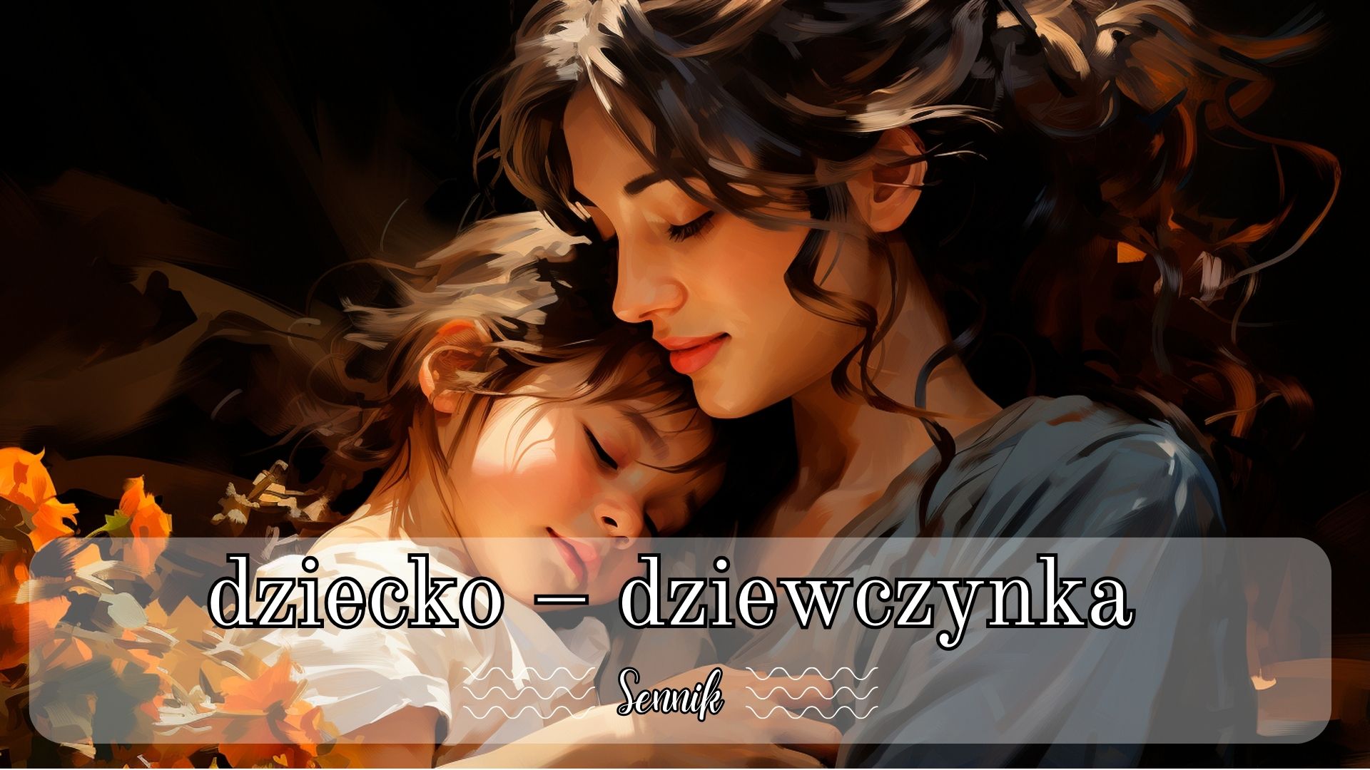 sennik dziecko dziewczynka