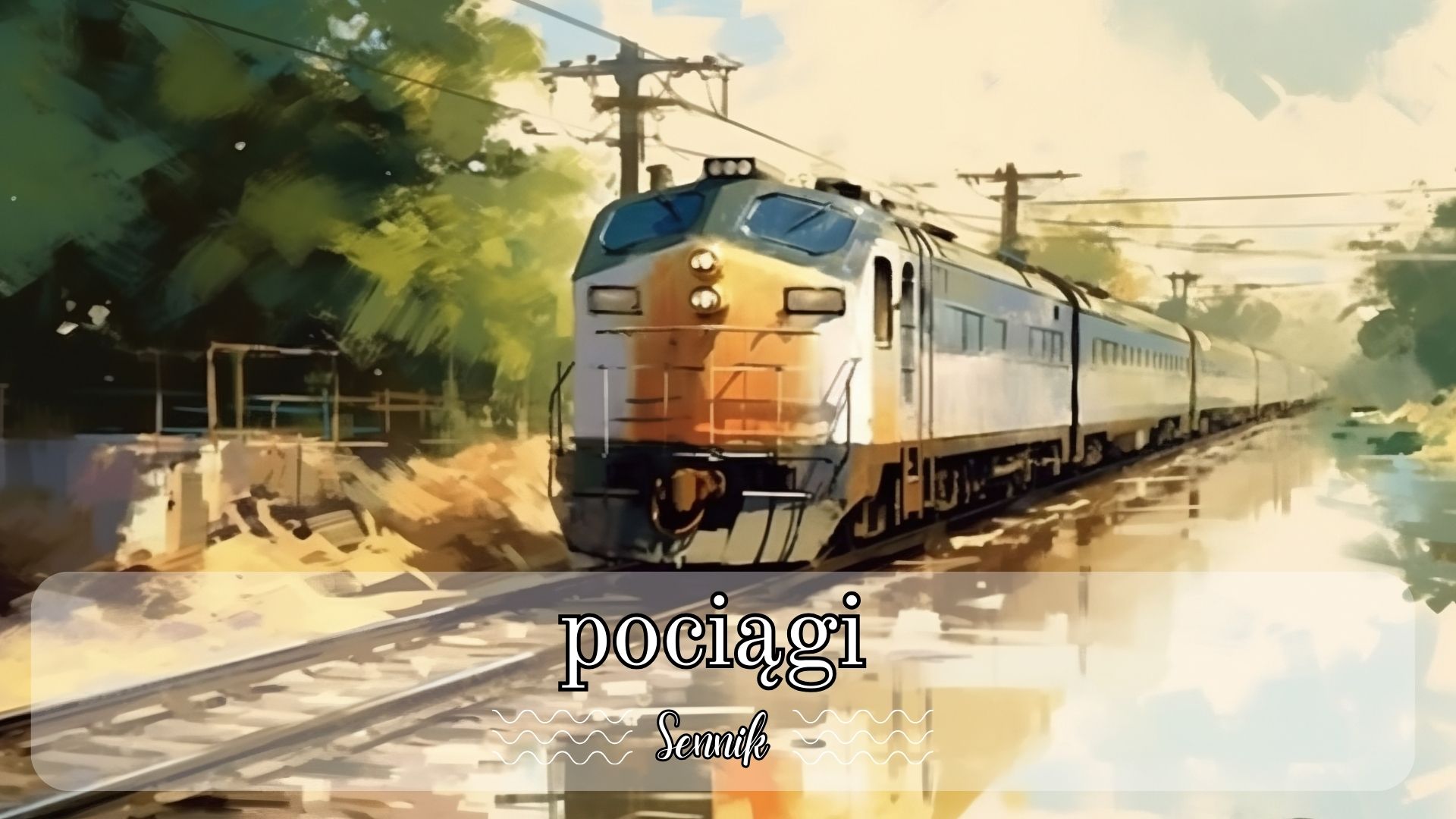sennik pociągi