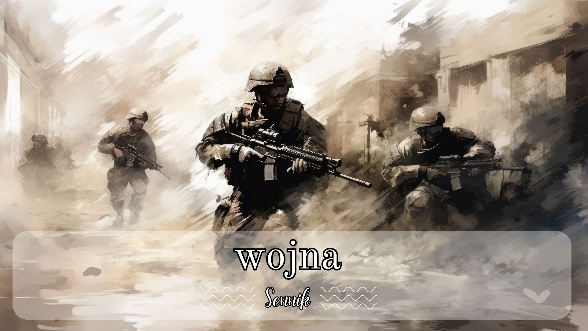 sennik wojna