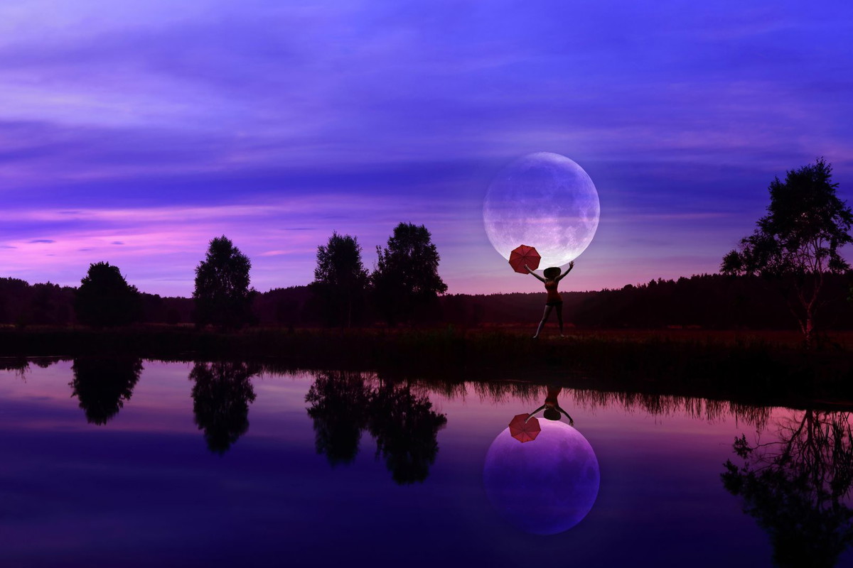 nów księżyca w październiku