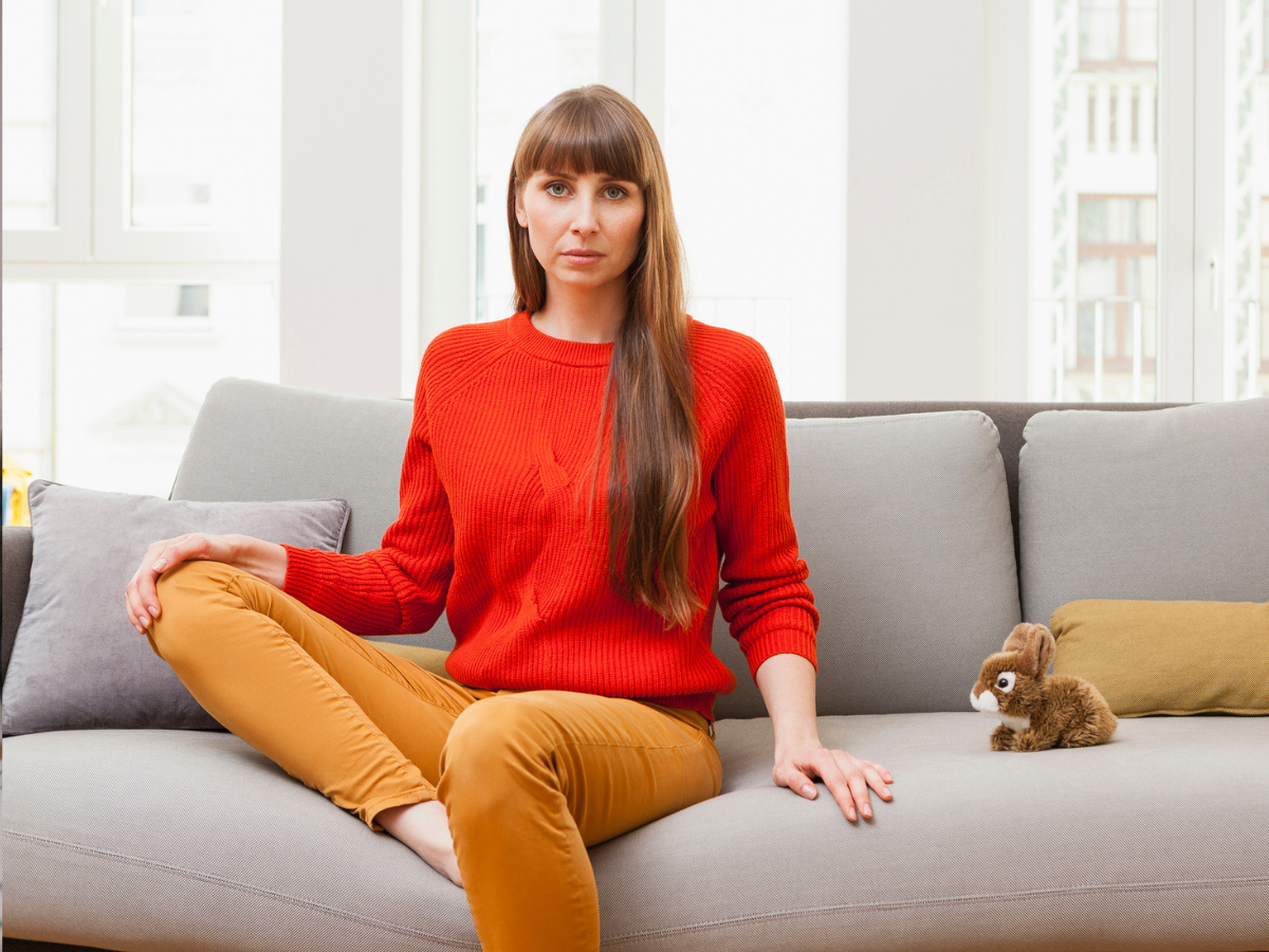 pewna siebie kobieta