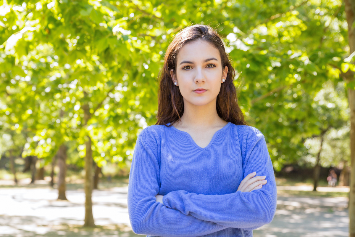 zdenerwowana kobieta