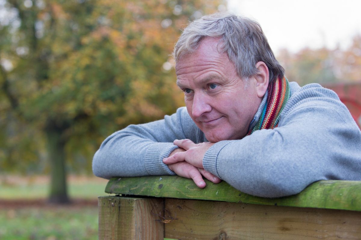 Mężczyzna przy płocie 1200 x 800