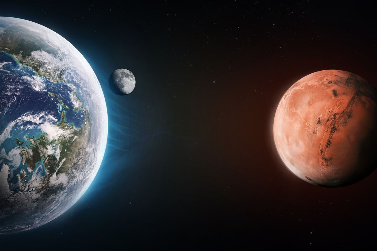 Koniunkcja Księżyc-Mars w grudniu 2024