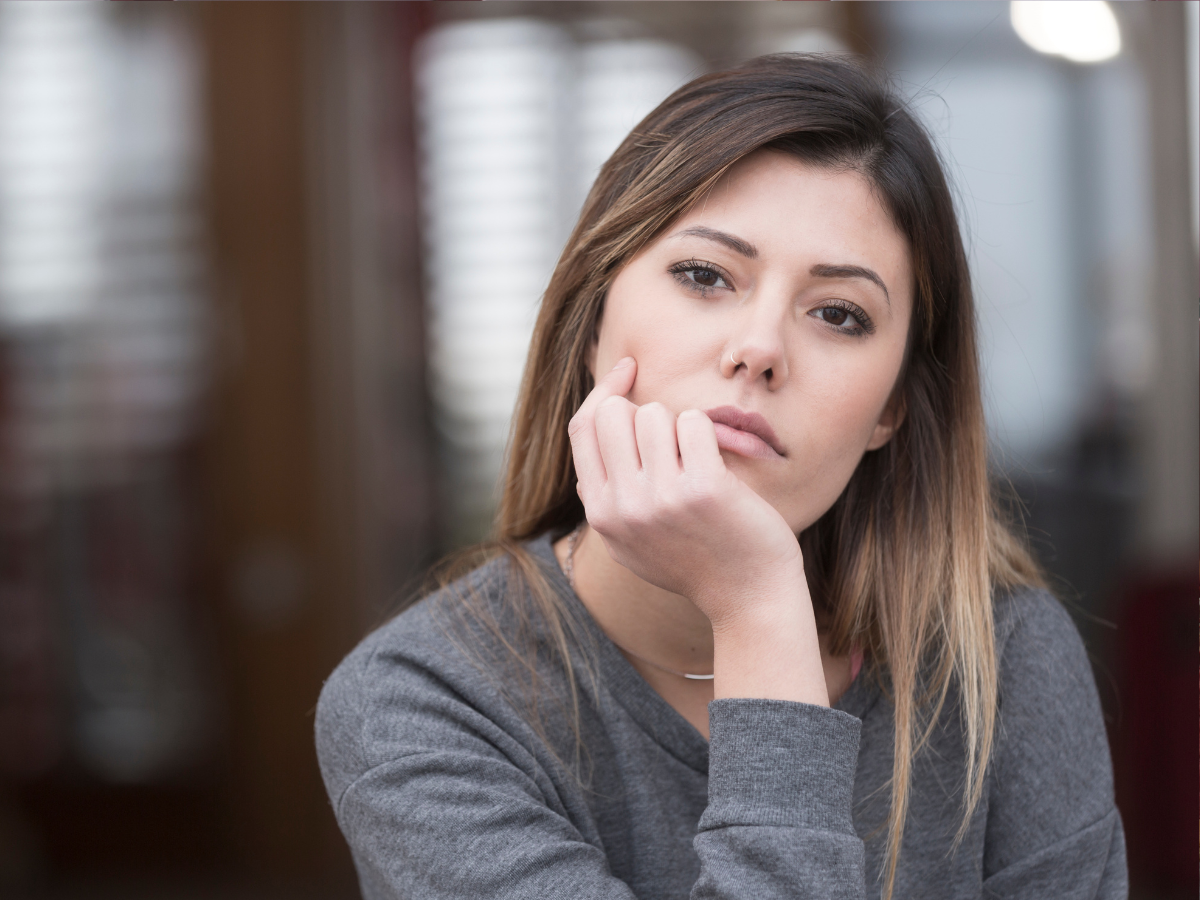 rozczarowana kobieta