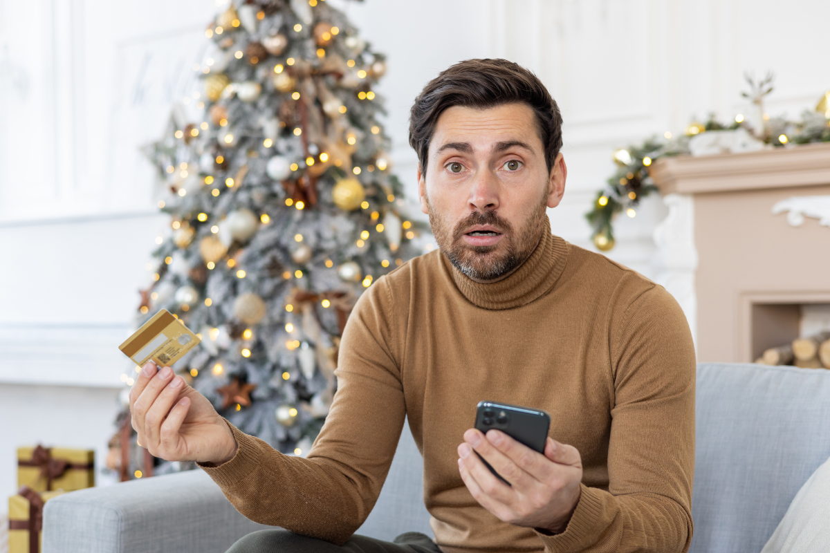 zdenerwowany mężczyzna