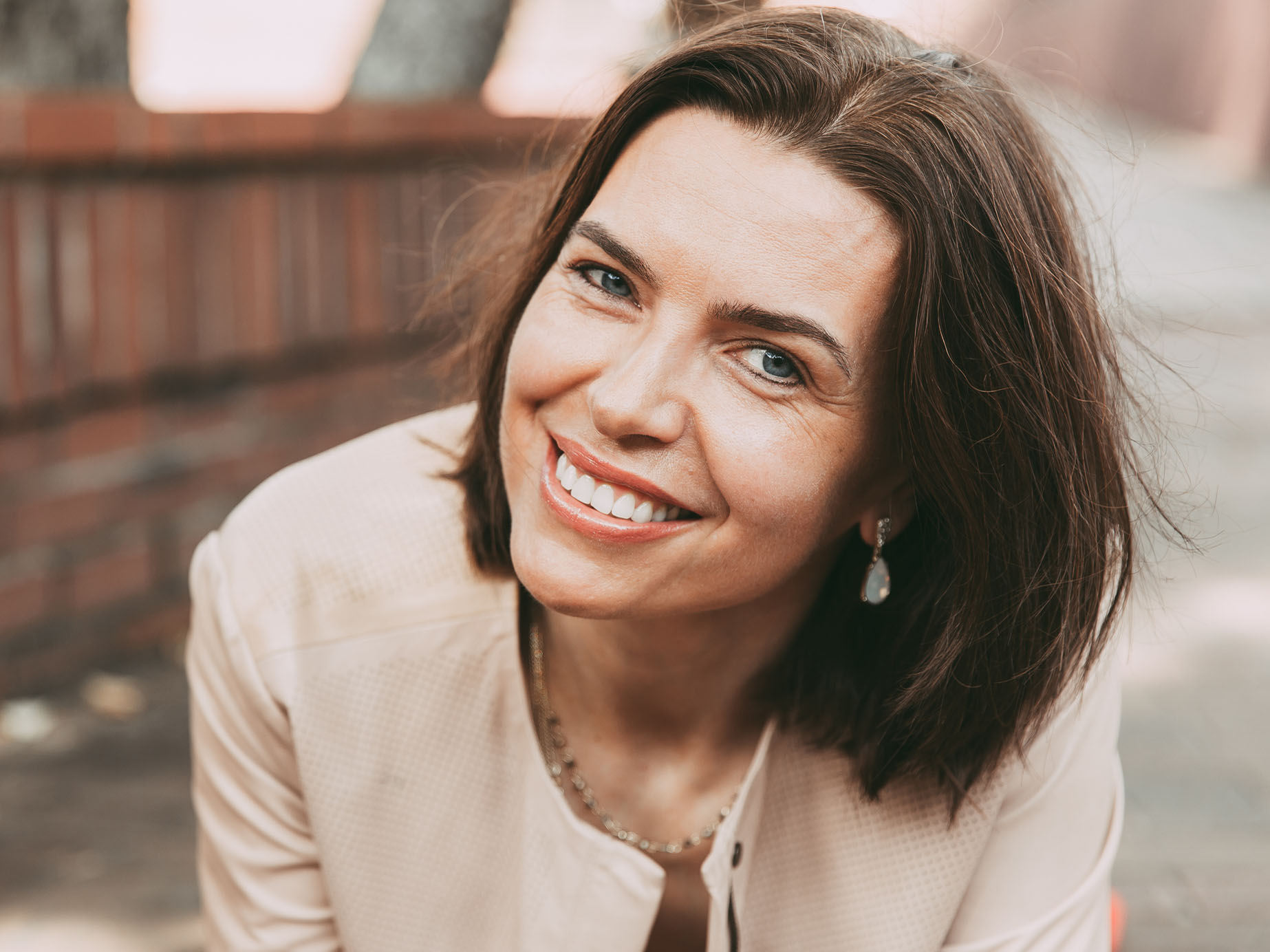 Confident happy woman